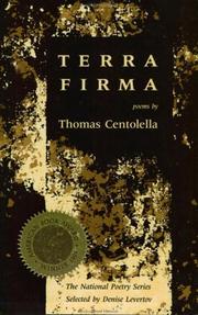 Cover of: Terra firma by Thomas Centolella