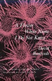 Cover of: A flower whose name I do not know: poems