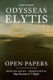 Open papers by Odysseas Elytis
