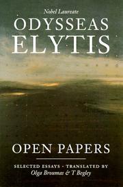 Cover of: Open papers