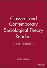Cover of: Classical and Contemporary Sociological Theory Readers