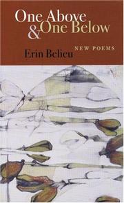 Cover of: One above & one below: new poems