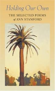 Cover of: Holding our own by Ann Stanford