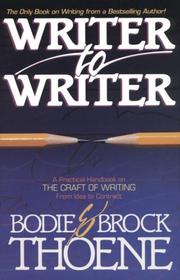 Cover of: Writer to writer