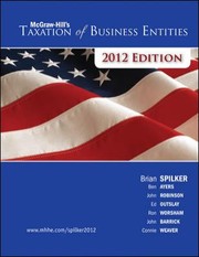 Cover of: McGrawHills Taxation of Business Entities 2012e