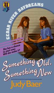 Cover of: Something old, something new