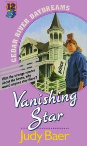 Cover of: Vanishing star by Judy Baer