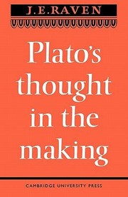 Cover of: Platos Thought In The Making A Study Of The Development Of His Metaphysics by 