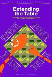 Cover of: Extending the Table
            
                World Community Cookbook by 