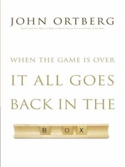 Cover of: When the Game Is Over It All Goes Back in the Box
            
                Thorndike Inspirational
