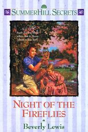 Cover of: Night of the fireflies by Beverly Lewis