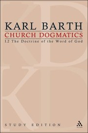 Cover of: Church Dogmatics Volume 3
            
                Church Dogmatics