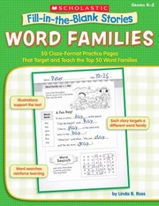 Cover of: FillInTheBlank Stories Word Families by 