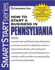 Cover of: How to Start a Business in Pennsylvania
            
                How to Start a Business in Pennsylvania Etrm