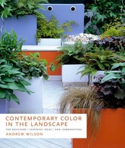 Cover of: Contemporary Color in the Landscape