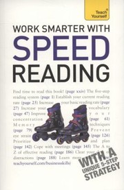 Cover of: Work Smarter with Speed Reading Tina Konstant