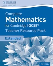 Cover of: Extended Mathematics for Cambridge Igcse Teachers Resource Kit
