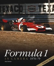 Cover of: Formula 1 in Camera 197079 Volume 2