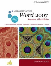 Cover of: New Perspectives on Microsoft Office Word 2007 Introductory Premium Video Edition
            
                Available Titles Skills Assessment Manager Sam  Office 20