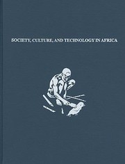Cover of: Society Culture and Technology in Africa by 