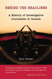 Cover of: The History of Investigative Journalism in Canada