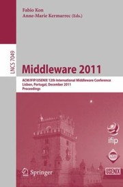 Cover of: Middleware 2011 by 