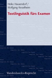 Cover of: Textlinguistik Frs Examen