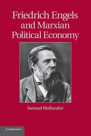 Cover of: Friedrich Engels and Marxian Political Economy
            
                Historical Perspectives on Modern Economics