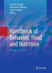 Cover of: Handbook Of Behavior Food And Nutrition