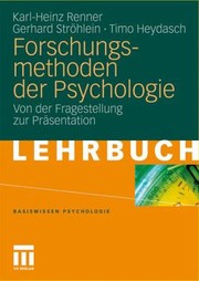 Cover of: Forschungsmethoden Der Psychologie
            
                Basiswissen Psychologie