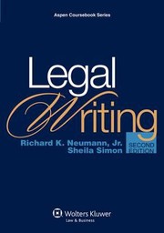 Cover of: Legal Writing by 