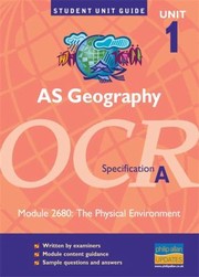 Cover of: As Geography Unit 1 Ocr Specification A