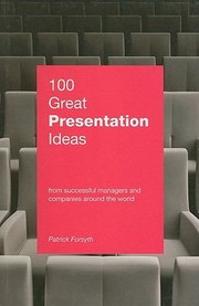 Cover of: 100 Great Presentation Ideas
            
                100 Great Ideas