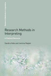 Cover of: Research Methods in Interpreting
            
                Research Methods in Linguistics
