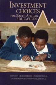 Cover of: Investment Choices for South African Education by 
