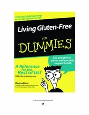 Cover of: Living GlutenFree for Dummies Large Print 16pt