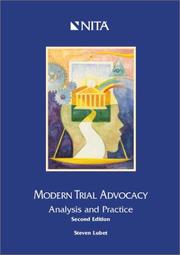Cover of: Modern trial advocacy by Steven Lubet