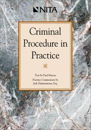 Criminal procedure in practice by Marcus, Paul