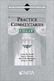 Cover of: Practice commentaries-FRCrP by Louis M. Natali ... [et al.].