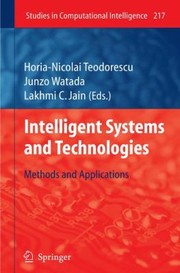 Cover of: Intelligent Systems and Technologies
            
                Studies in Computational Intelligence