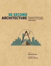 Cover of: 30Second Architecture by Jonathan Glancey