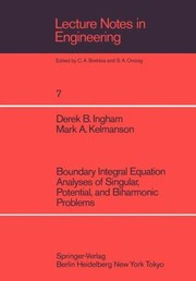 Cover of: Boundary Integral Equation Analyses Of Singular Potential And Biharmonic Problems by 