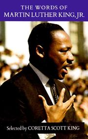 Cover of: The Words of Martin Luther King, Jr. by Martin Luther King Jr.