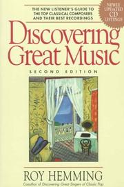 Cover of: Discovering great music by Roy Hemming