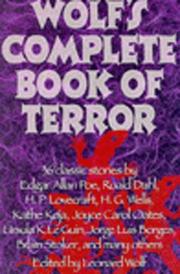 Cover of: Wolf's complete book of terror by edited by Leonard Wolf.