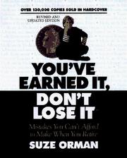 Cover of: You've Earned It, Don't Lose It  by Suze Orman, Linda Mead