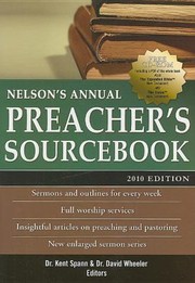 Cover of: Nelsons Annual Preachers Sourcebook With CDROM
            
                Nelsons Annual Preachers Sourcebook by 