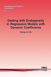 Cover of: Dealing with Endogeneity in Regression Models with Dynamic Coefficients