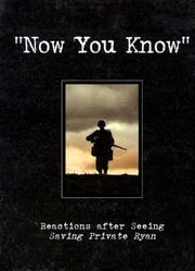Cover of: "Now You Know": Reactions After Seeing Saving Private Ryan