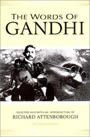 Cover of: The Words of Gandhi by Mohandas Karamchand Gandhi
